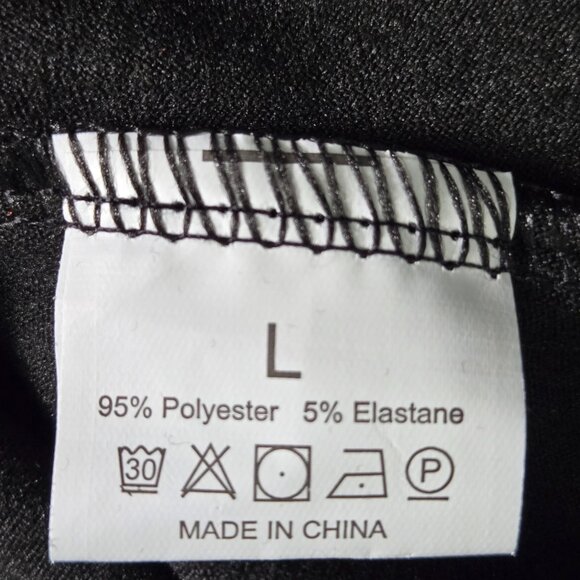 New Black Mermaid Style Spaghetti Strap Summer Dress – Size Large - Picture 2 of 5